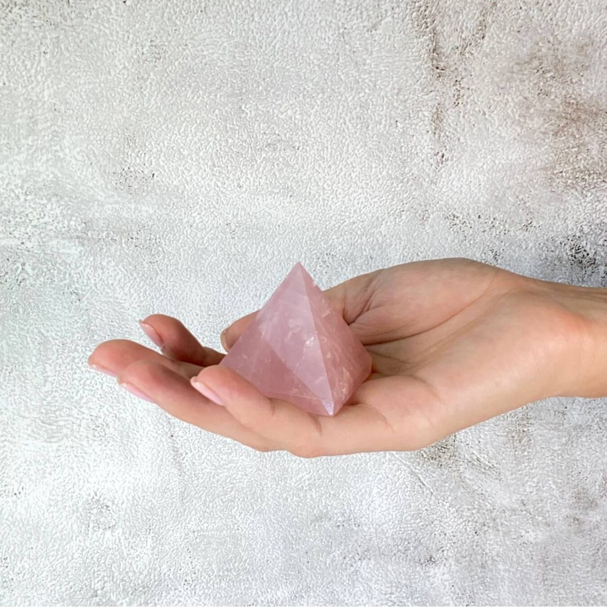 Rose Quartz Pyramid