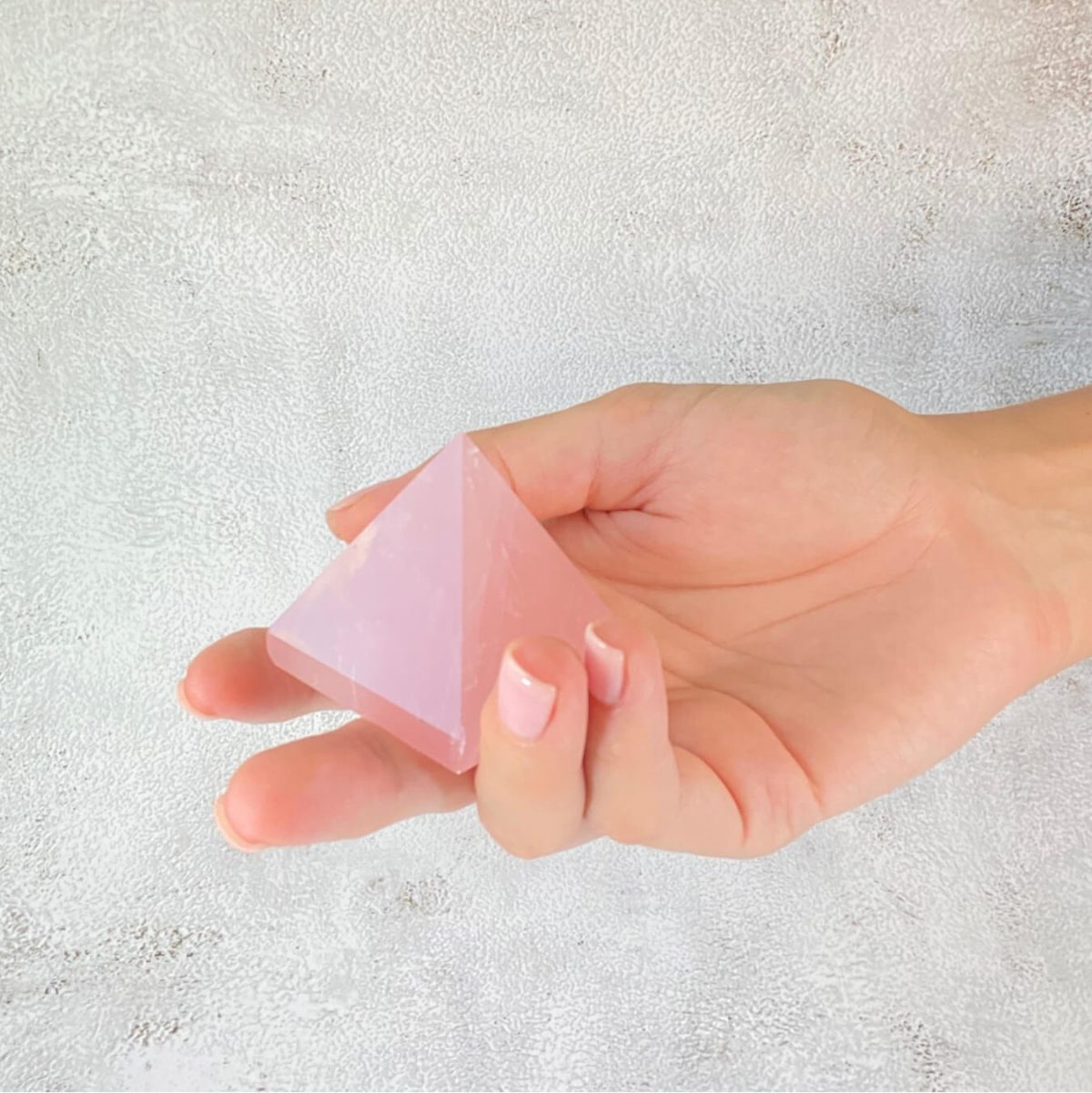 Rose Quartz Pyramid
