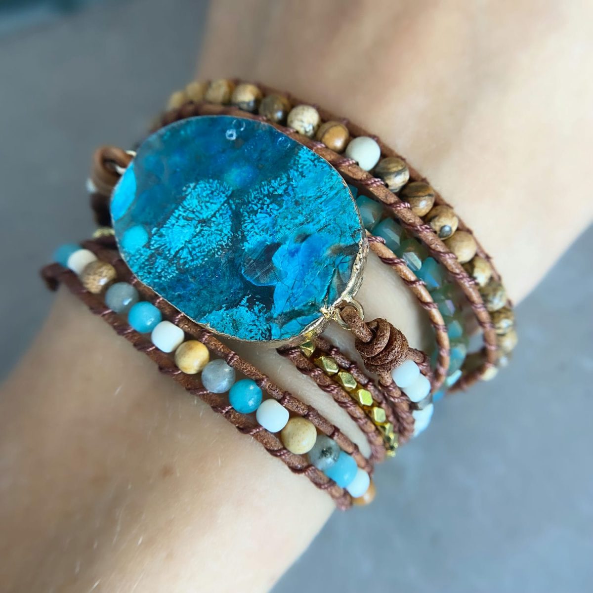 ocean jasper bracelet