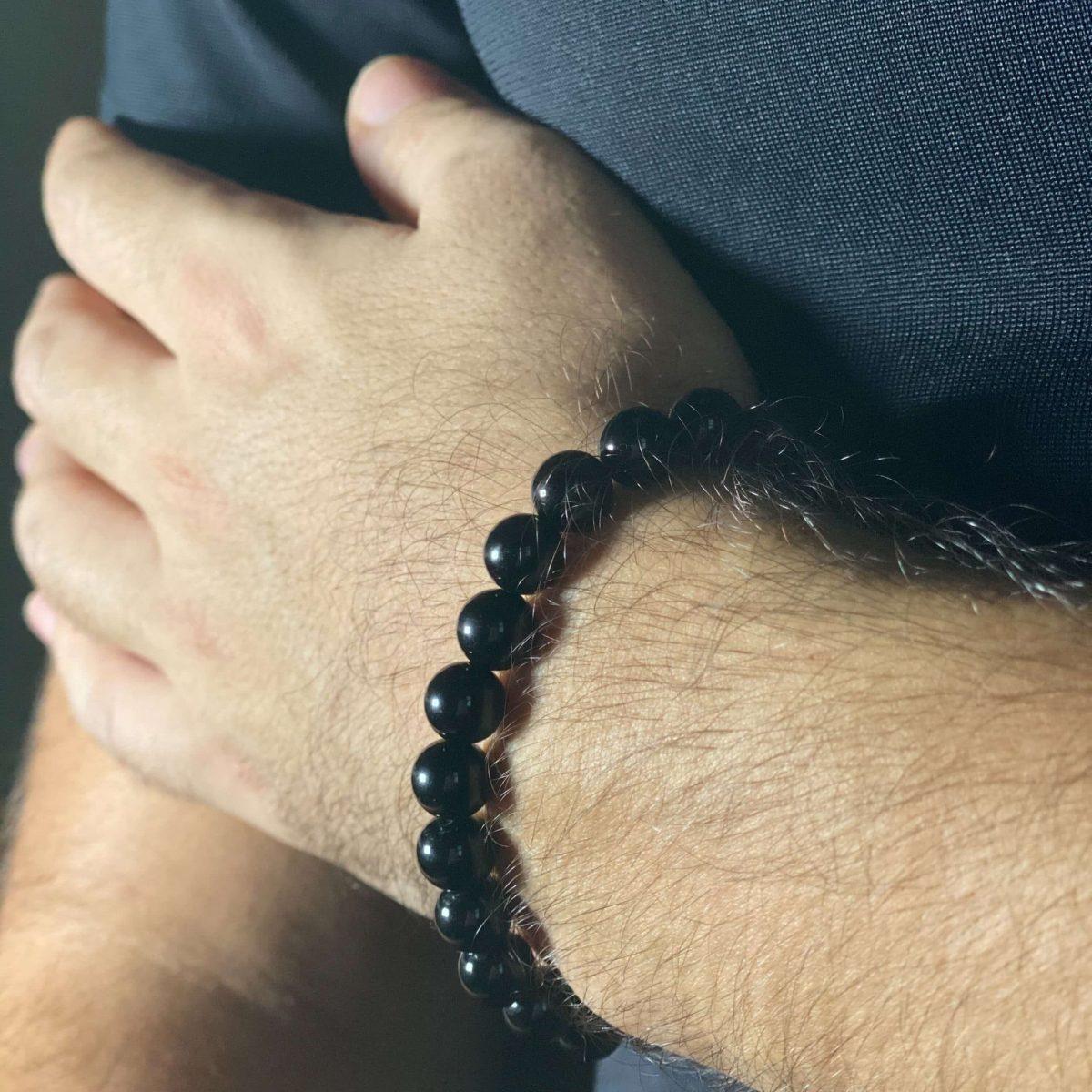 black onyx bracelet mens