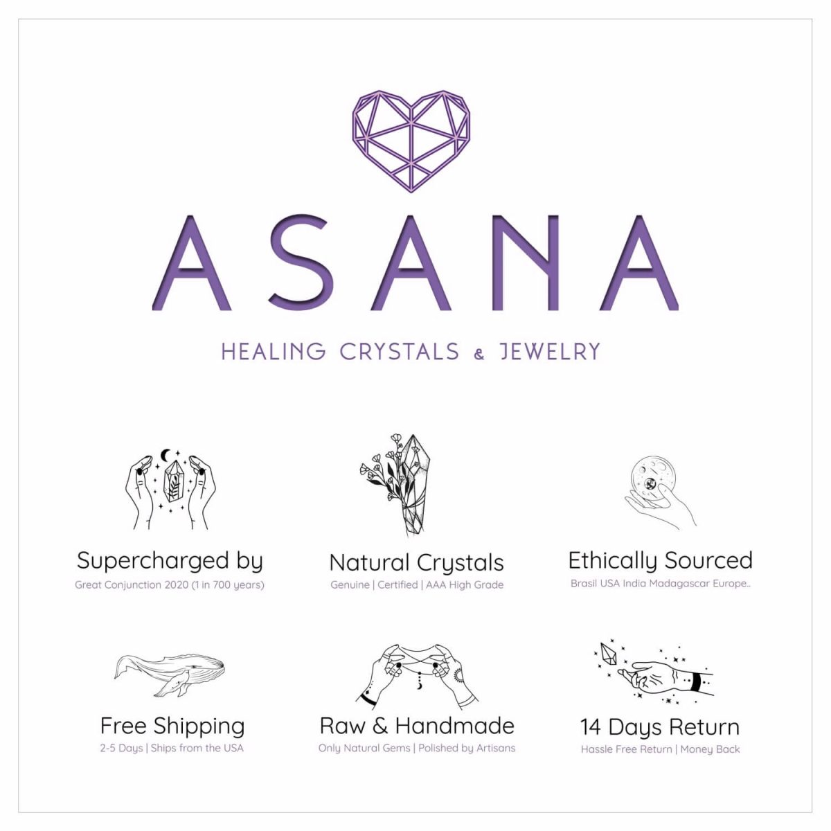 crystal shop asana healing crystals stones gemstones