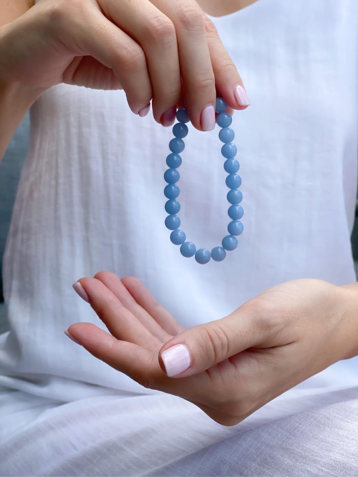 angelite bracelet