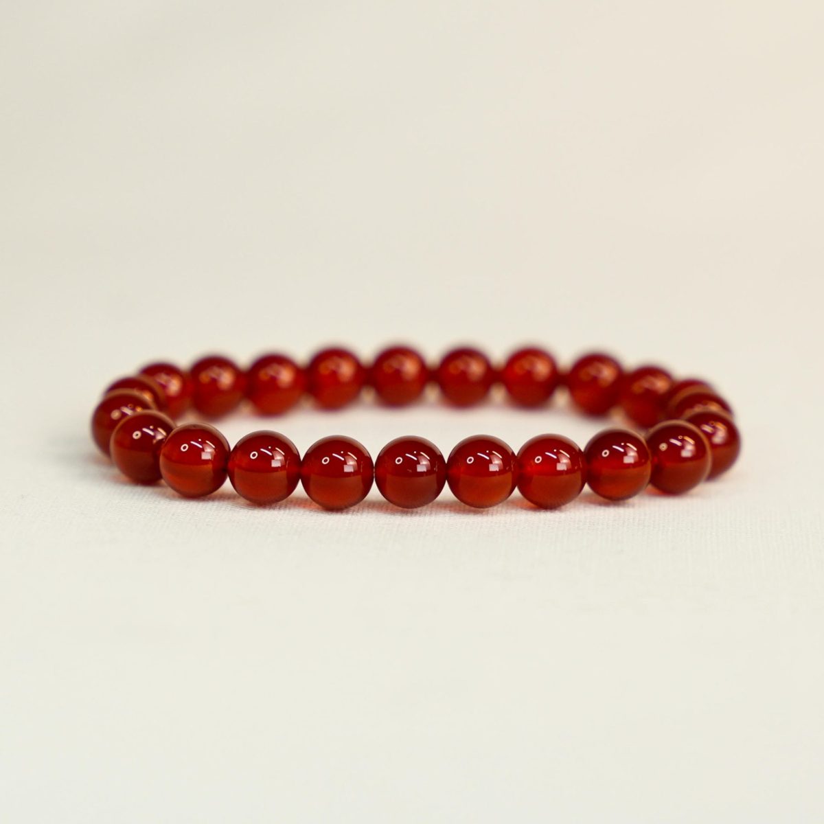 carnelian bracelet beaded