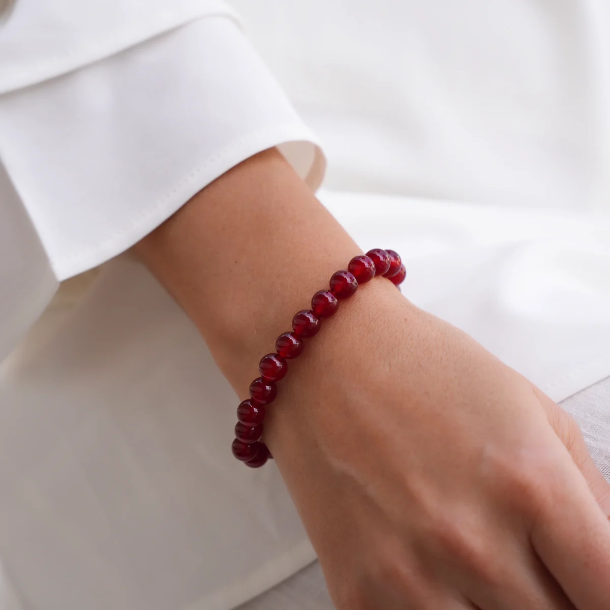 red carnelian braceler red bracelet stone