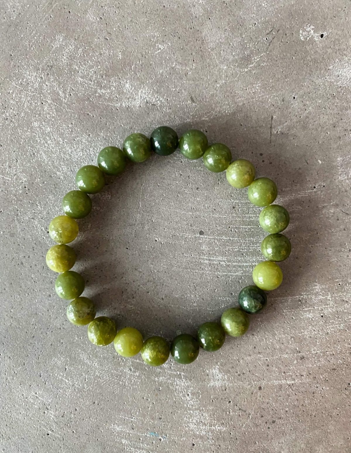 green jade bracelet