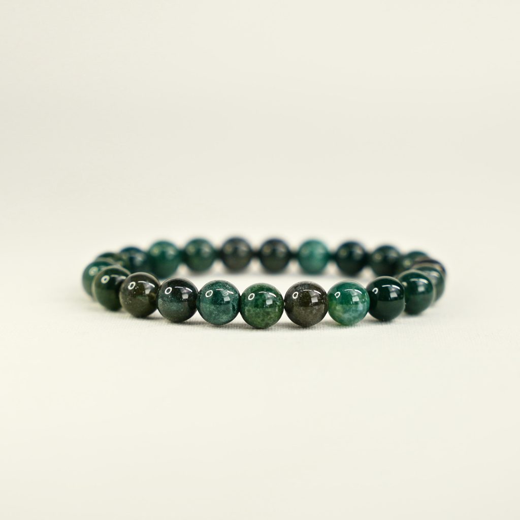 Moss Agate Bracelet for New Beginnings