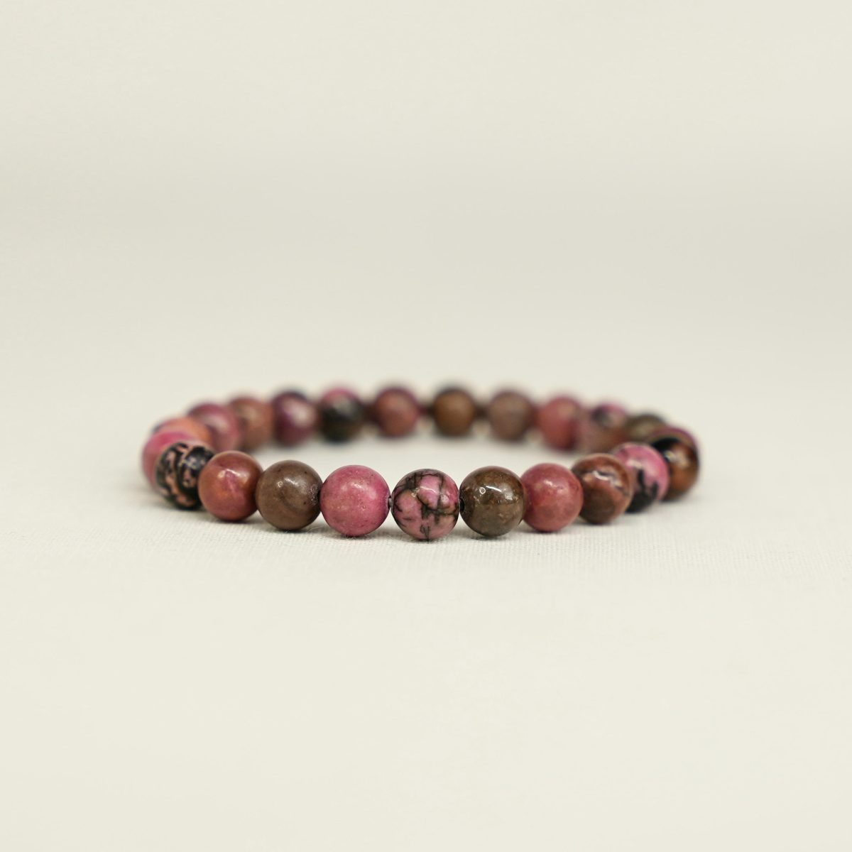 Rhodonite Bracelet for Compassion & Emotional Wounds