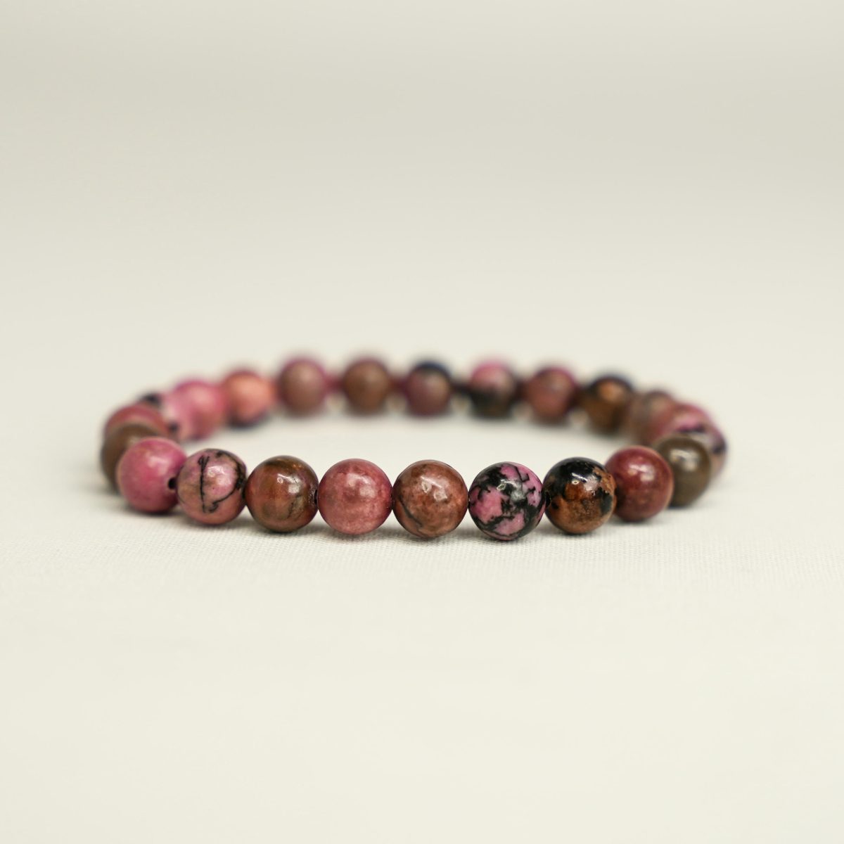 Rhodonite Bracelet for Compassion & Emotional Wounds