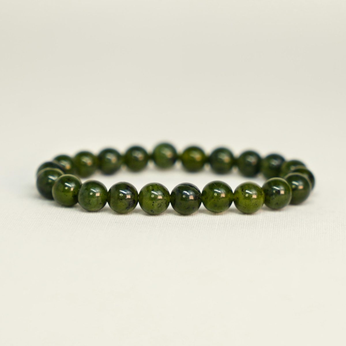 Green Agate Gemstone Bracelet