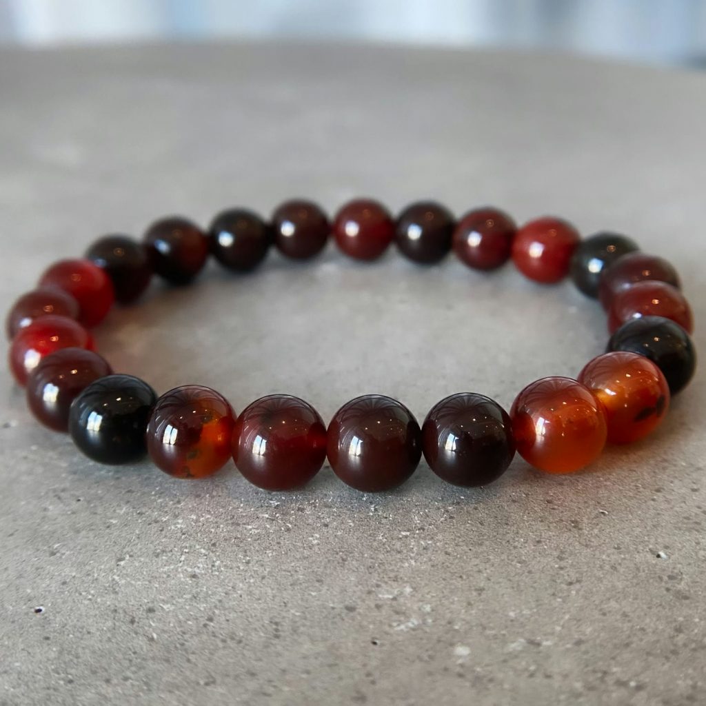 dream agate bracelet real red agate gemstone bracelet by asana crystals