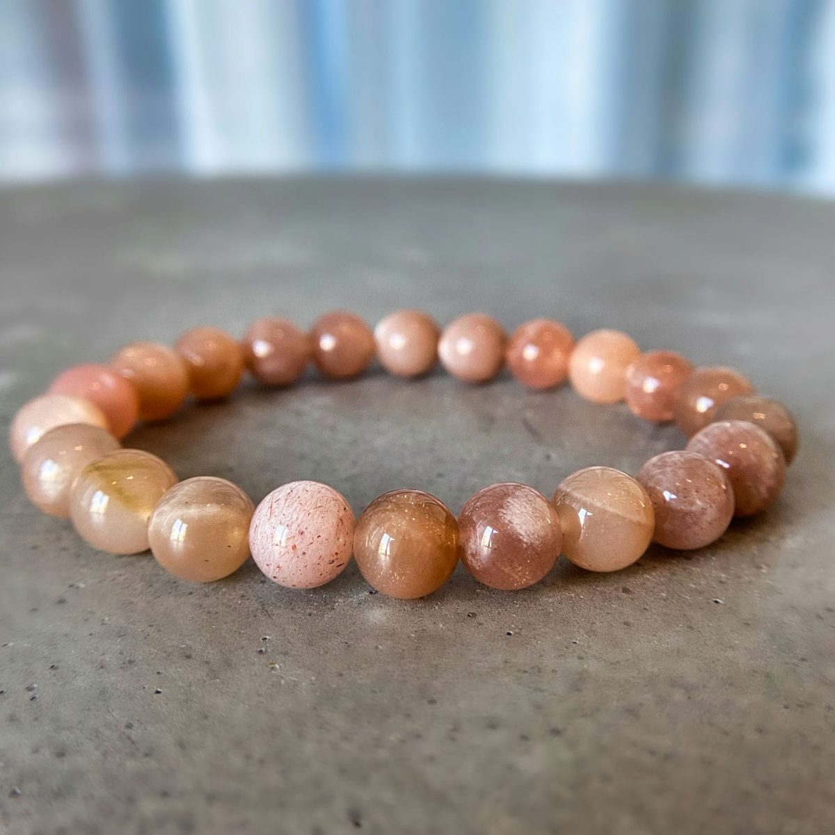 sunstone bracelet crystal sun bracelet metaphysical bracelet for women