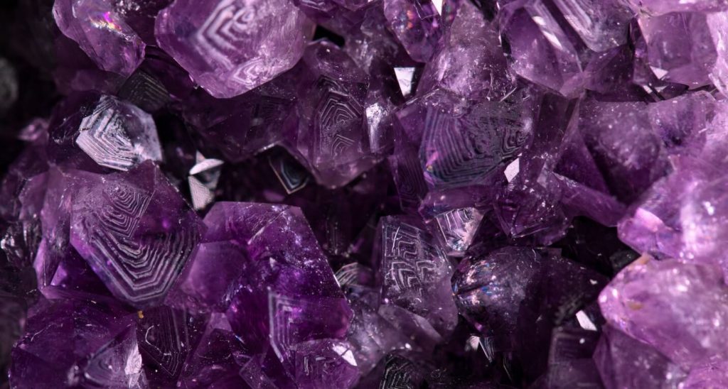 purple gemstones