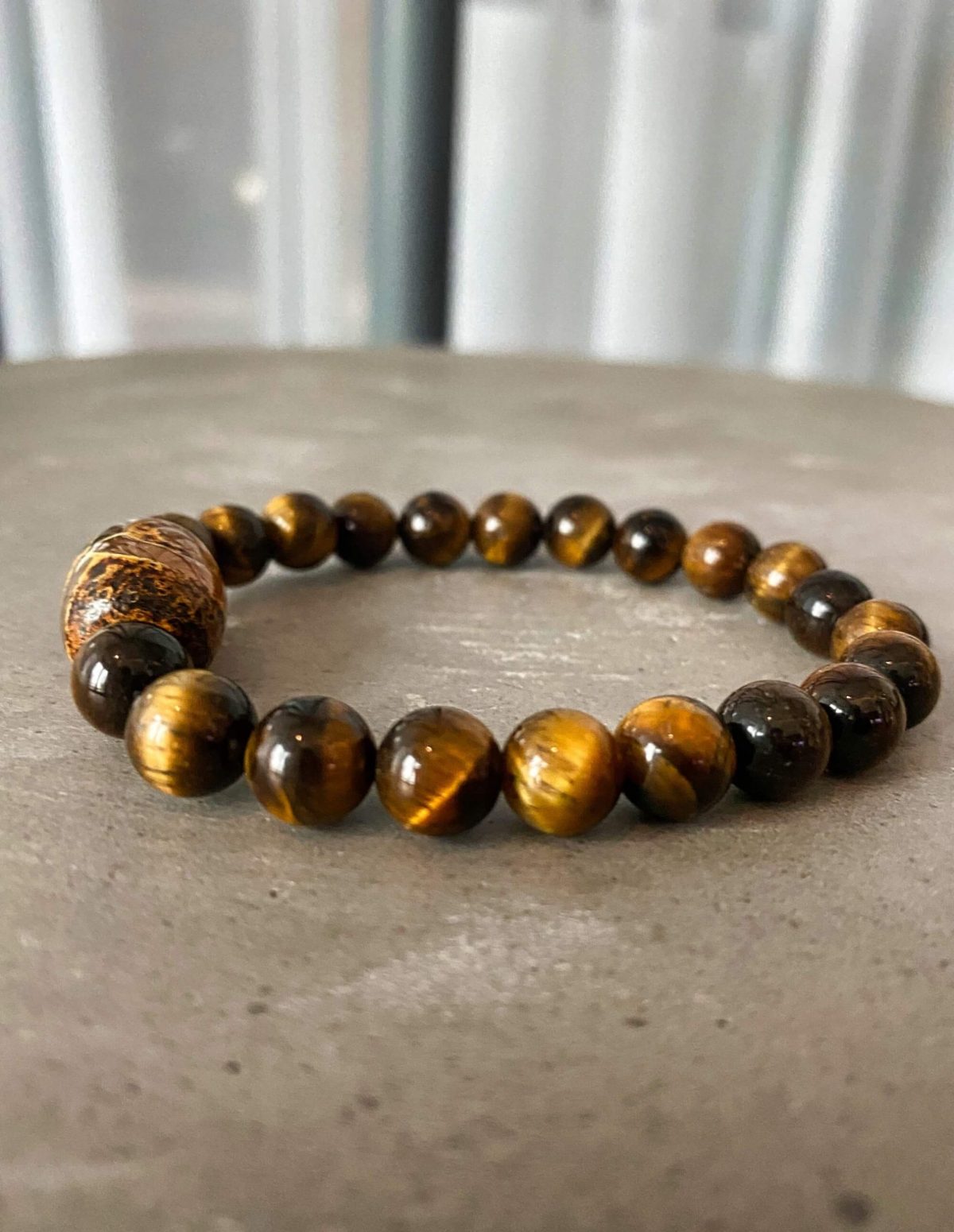 tiger eye bracelet dzi agate evil eye