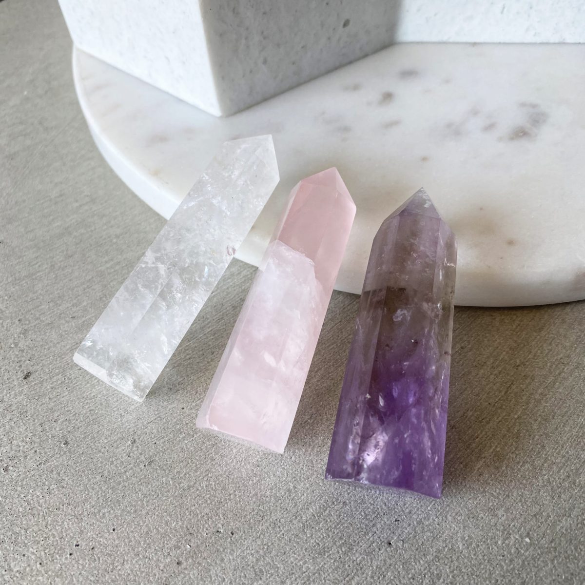 crystals for anxiety and stress calming crystal set