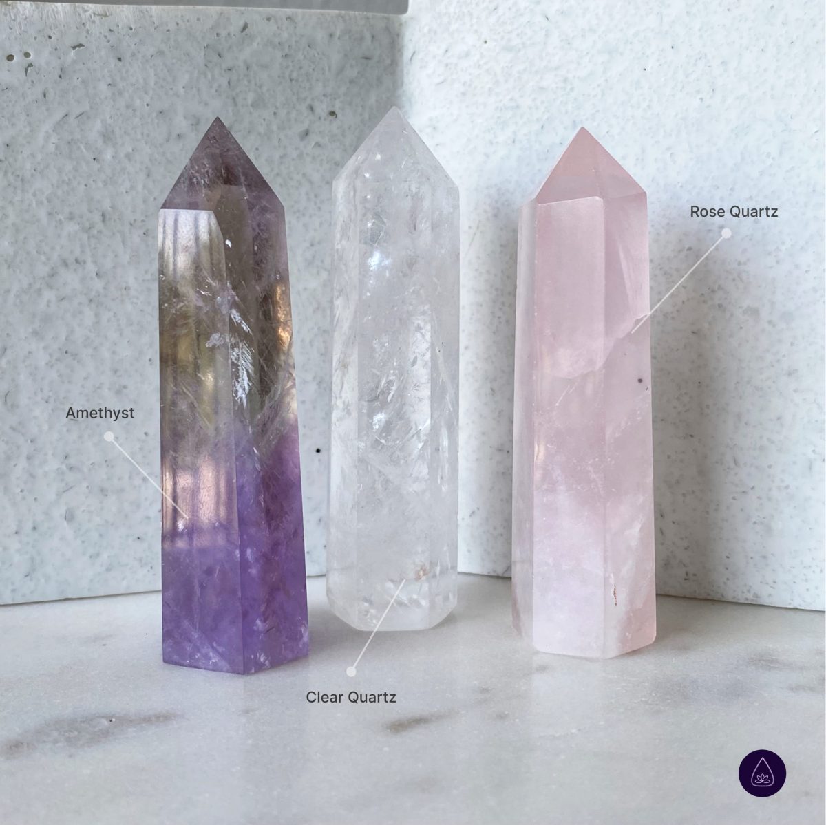 crystals for anxiety and stress calming crystal set
