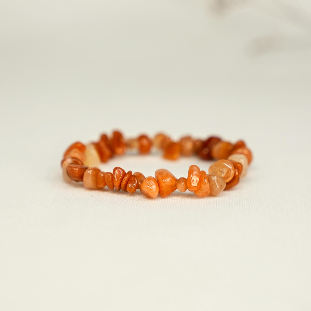 Orange Aventurine Bracelet beaded