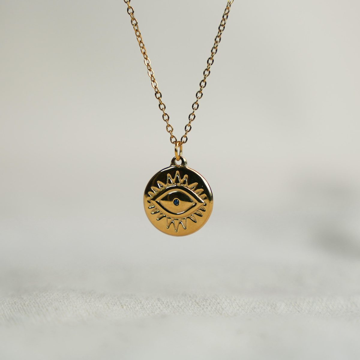 Sun Necklace Gold 18k