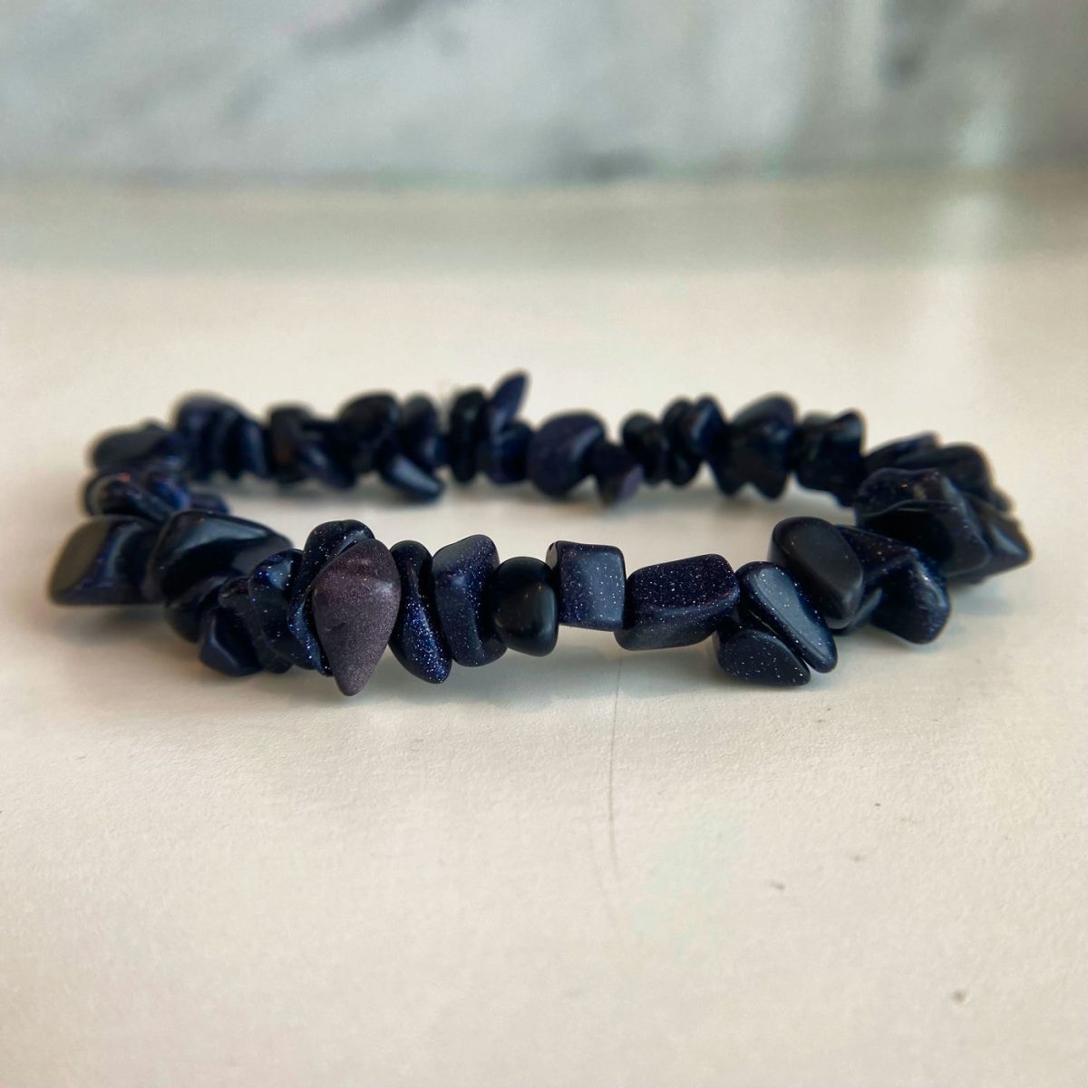 Blue Sandstone Bracelet