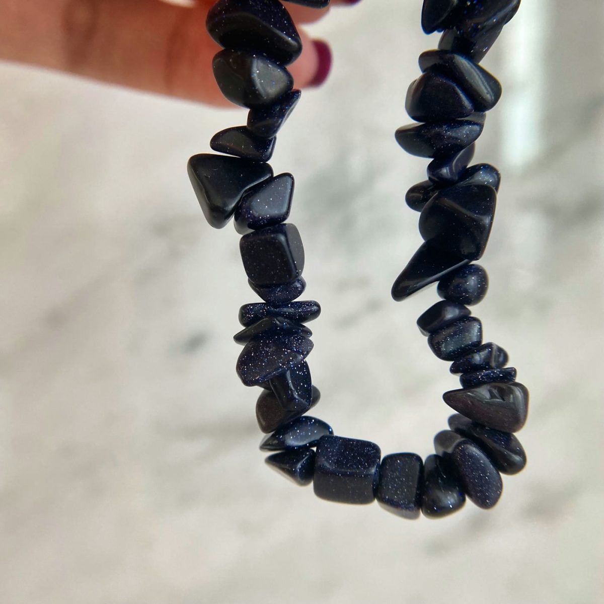 Blue Sandstone Bracelet