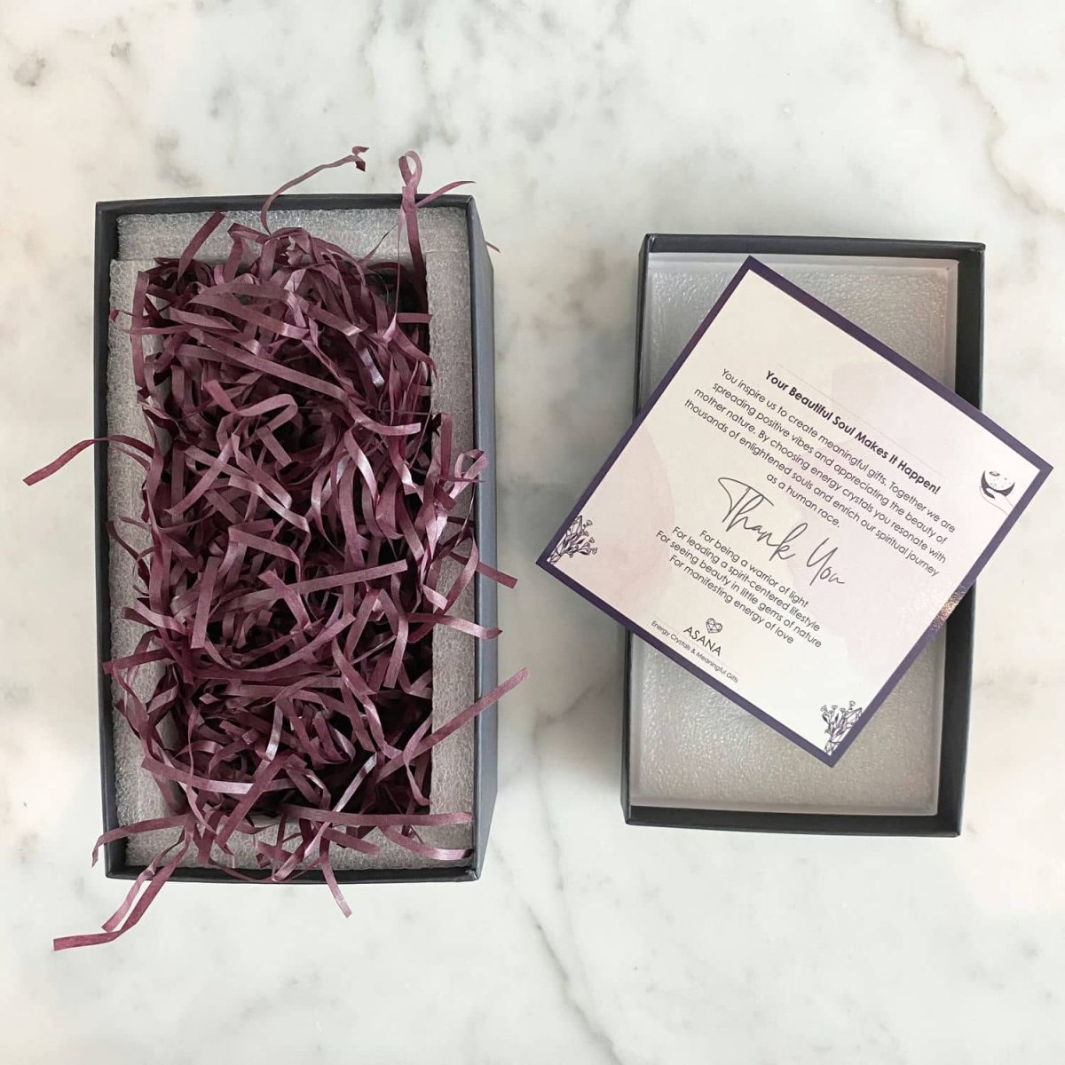 asana crystals gift