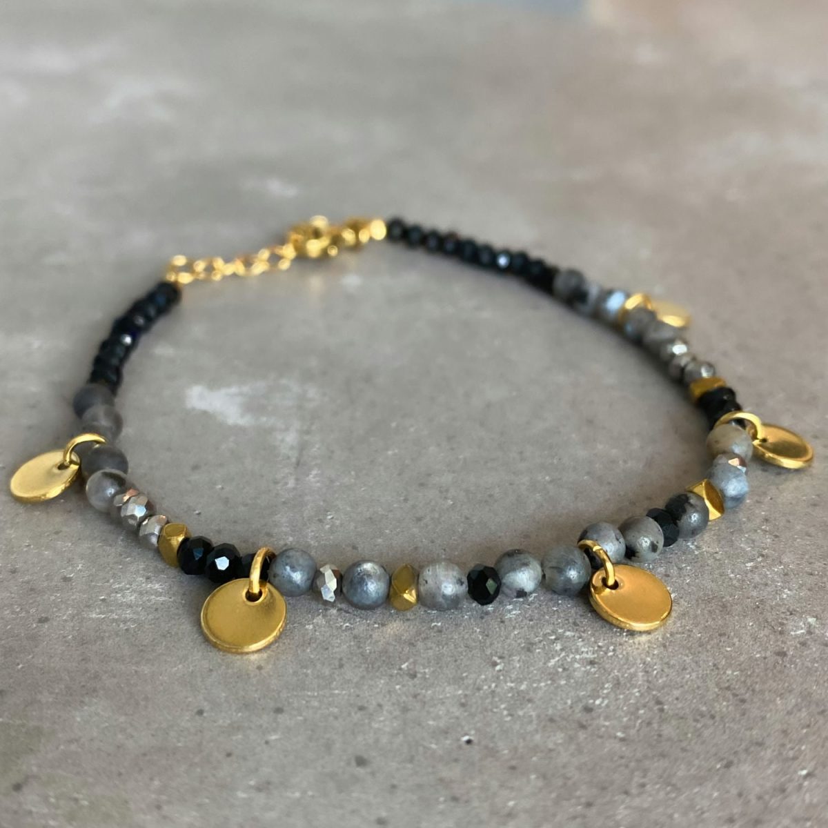 black agate bracelet