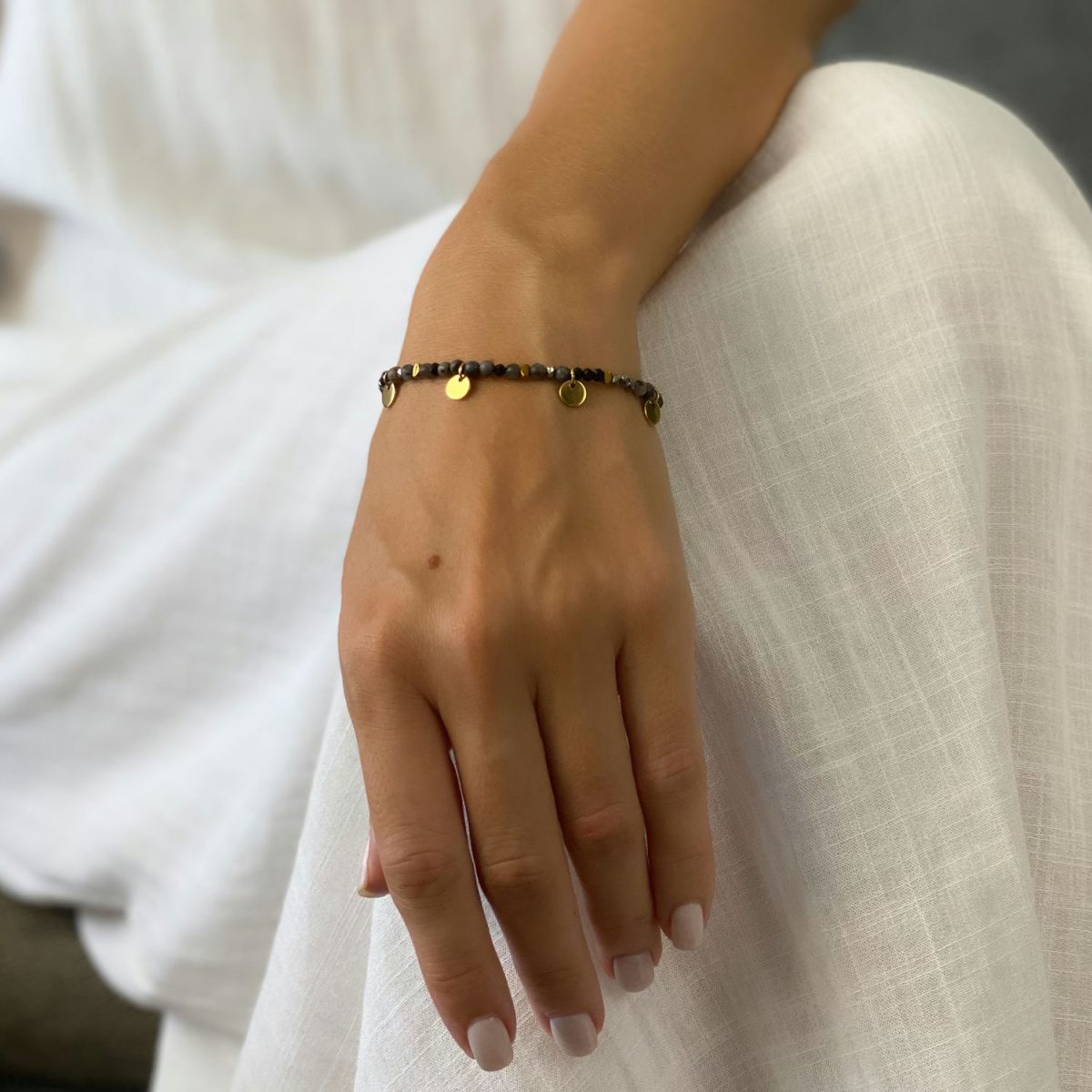 black agate bracelet