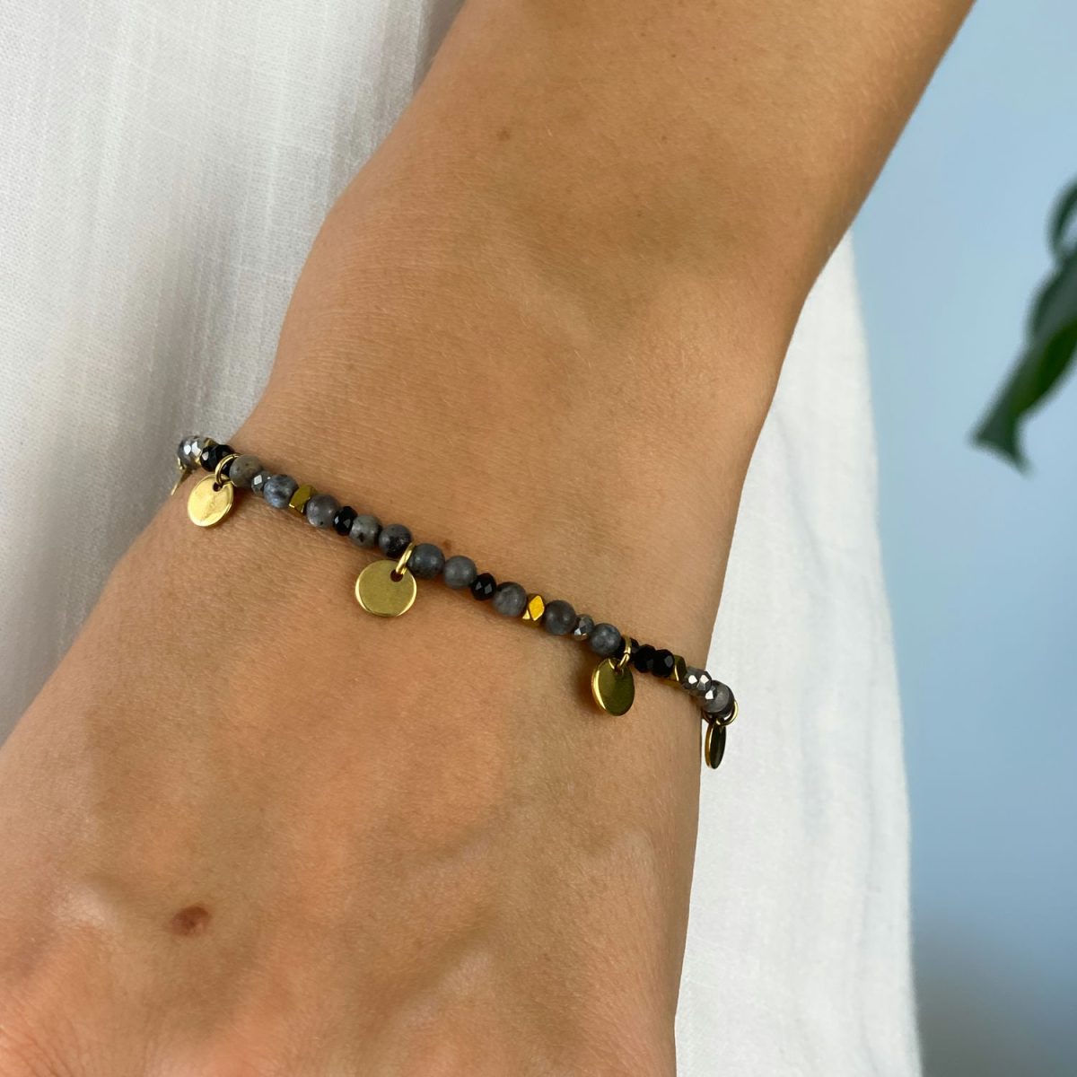 black agate bracelet