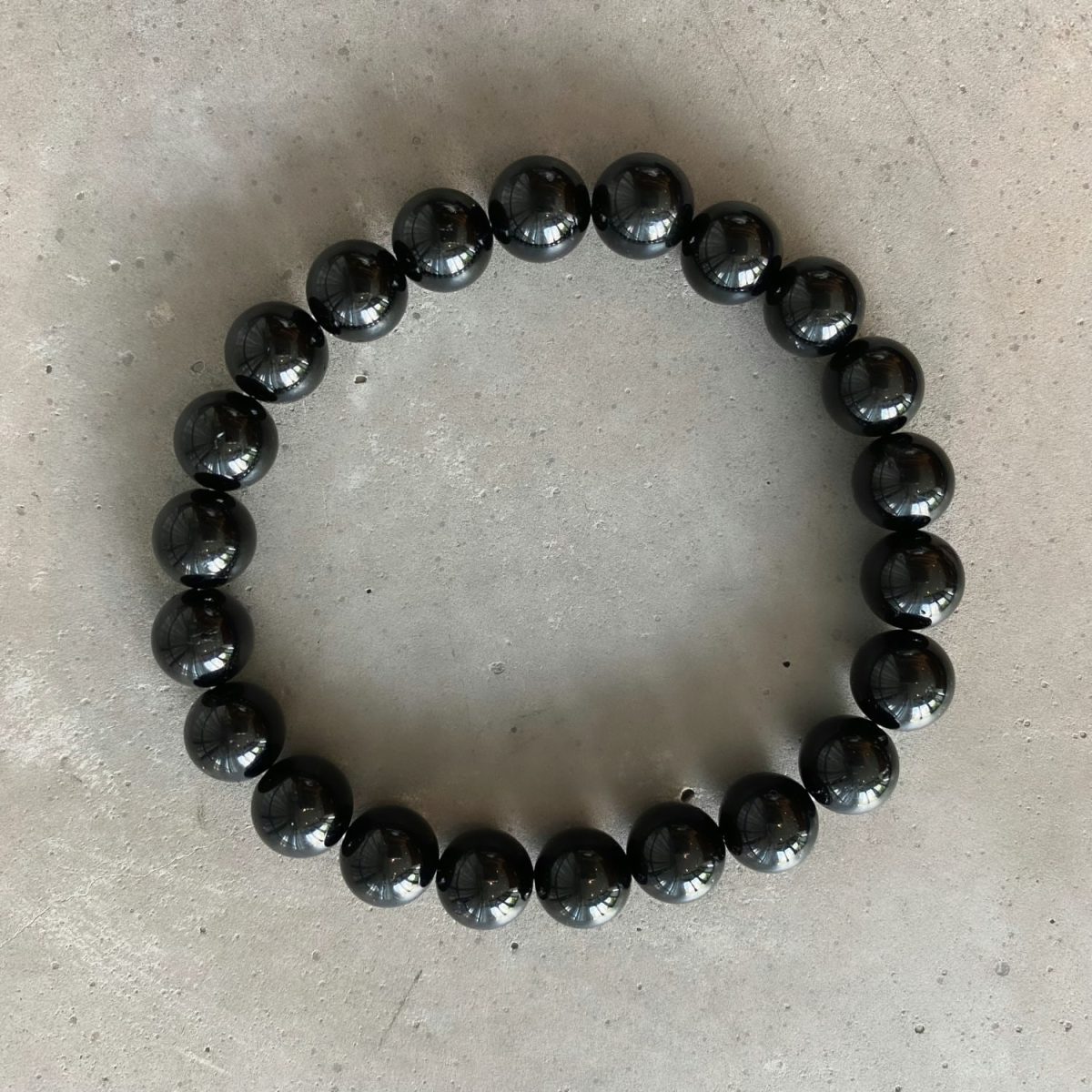 black beaded bracelet black tourmaline bracelet natural women men