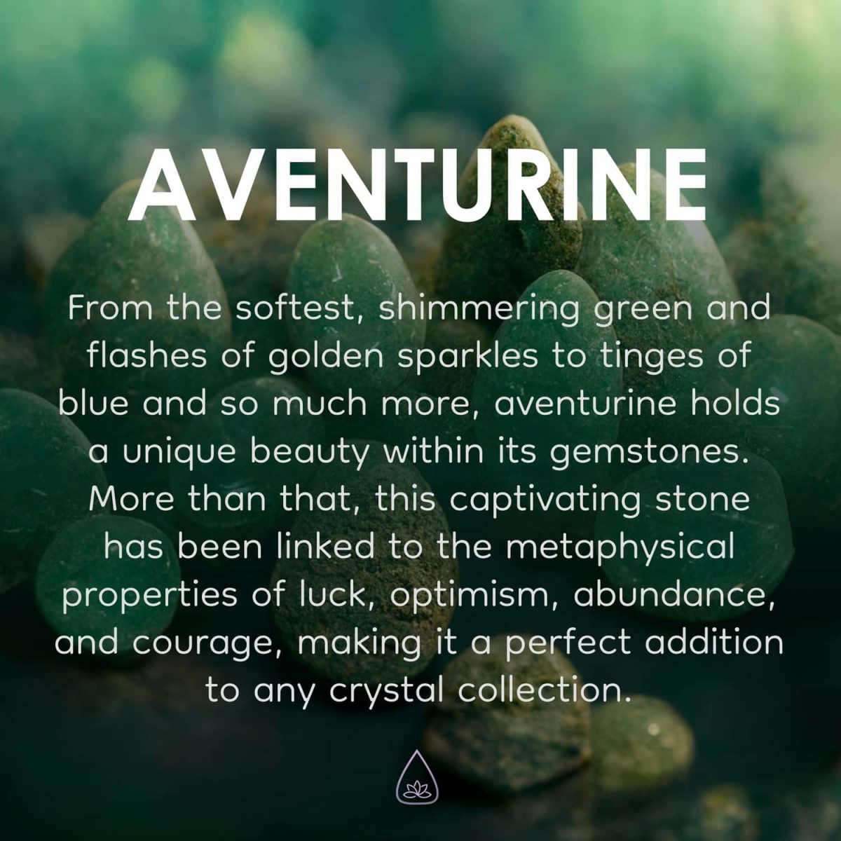 aventurine stone aventurine crystal gemstone by asana crstals shop green aventurine natural real stone with uses and menaing