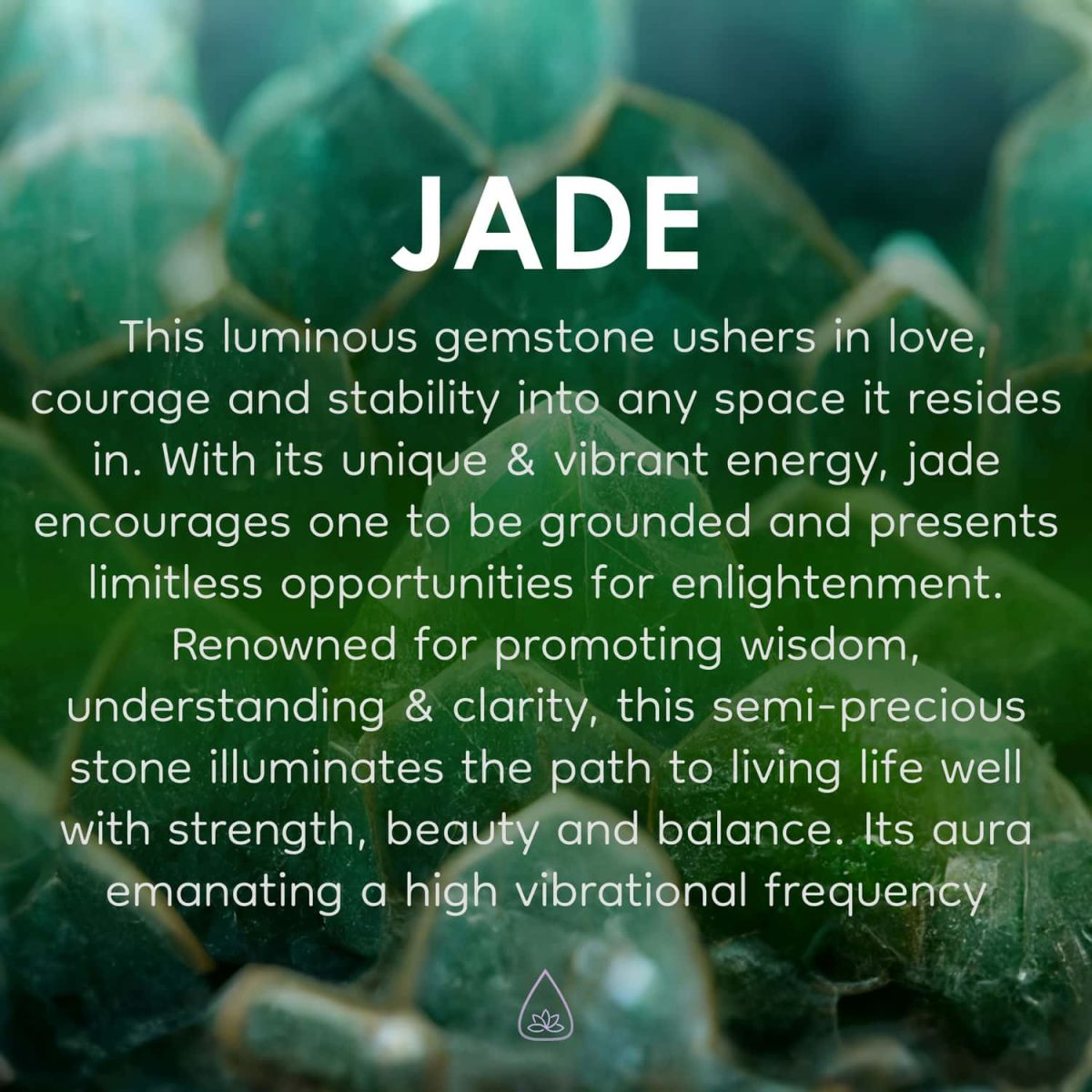 jade crystal jade stone gemstone green by asana crystals shop healing shop green jade natural jade stone