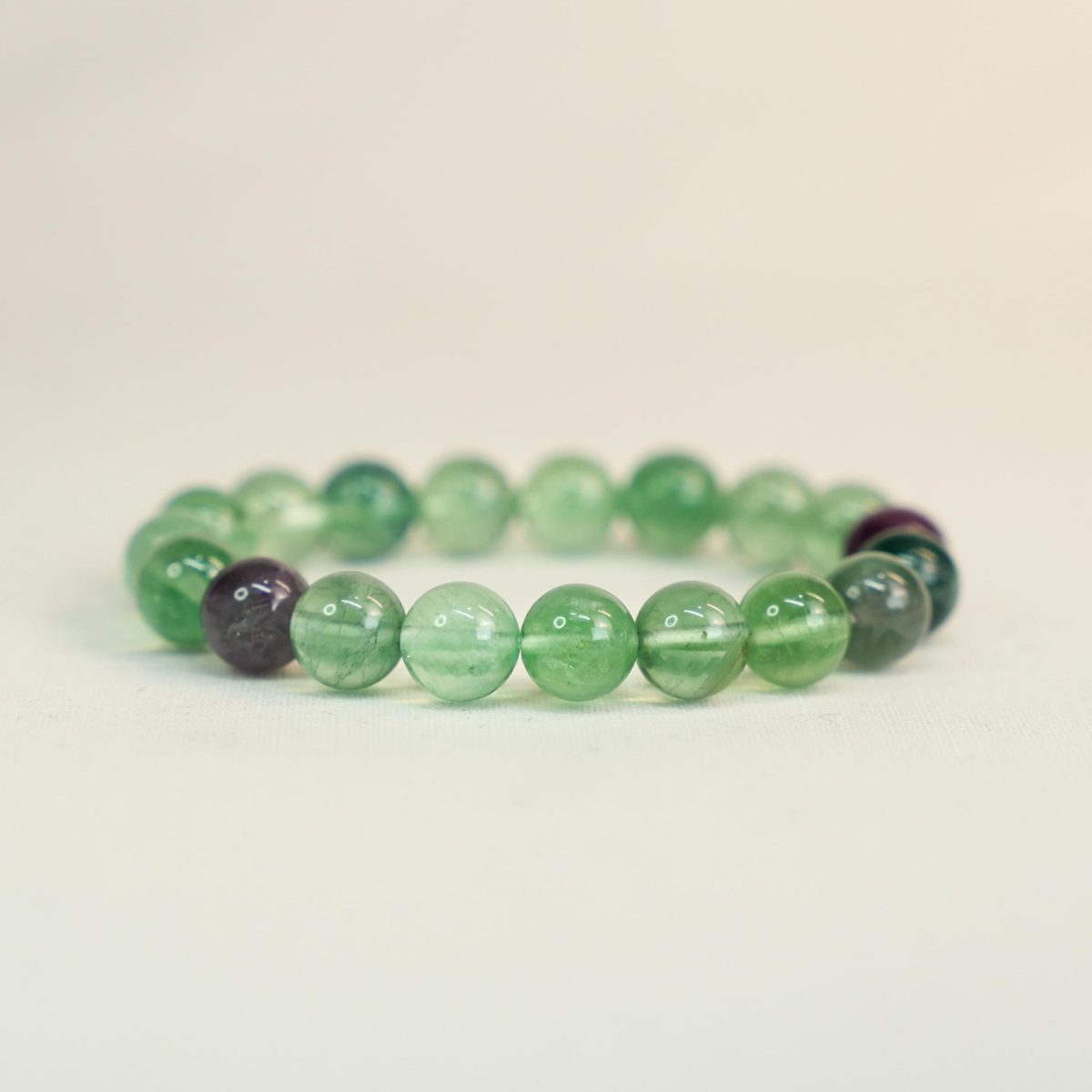 Colorful Fluorite Bracelet for Creativity