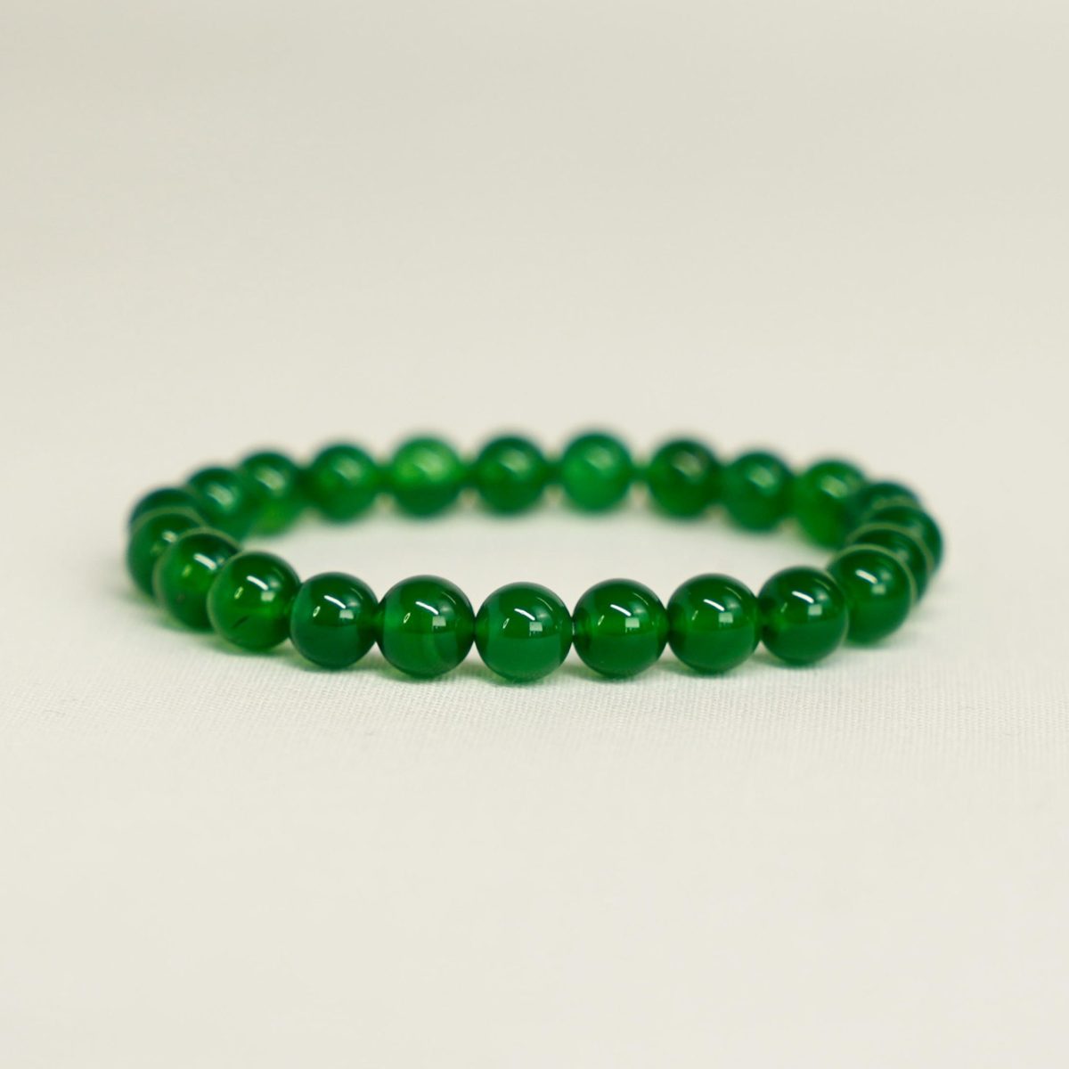 Green Agate Gemstone Bracelet