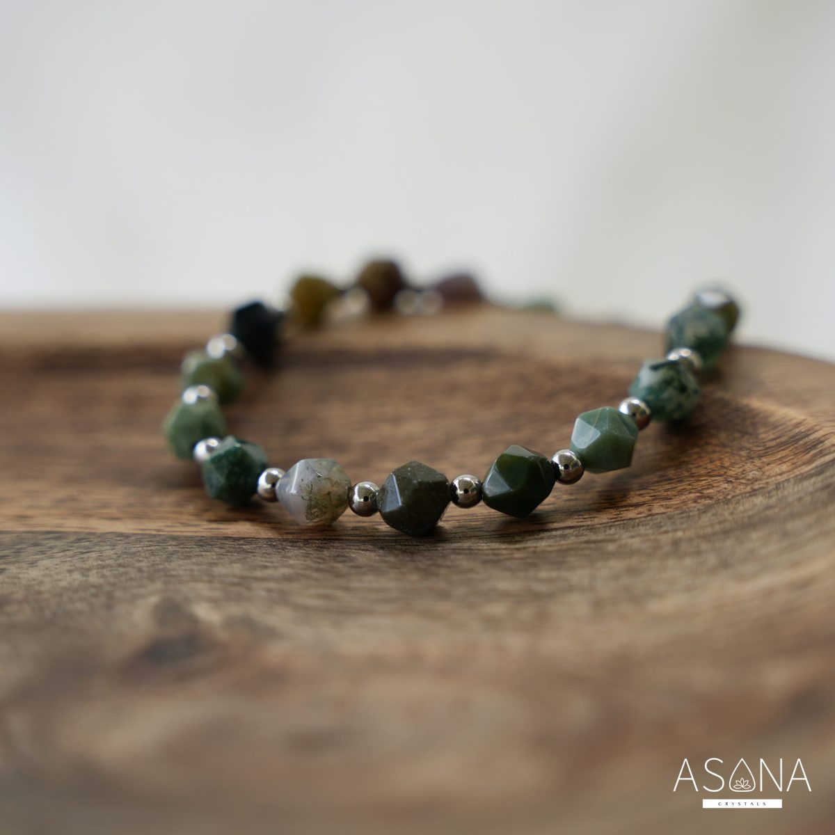 Indian Agate Faceted Bracelet