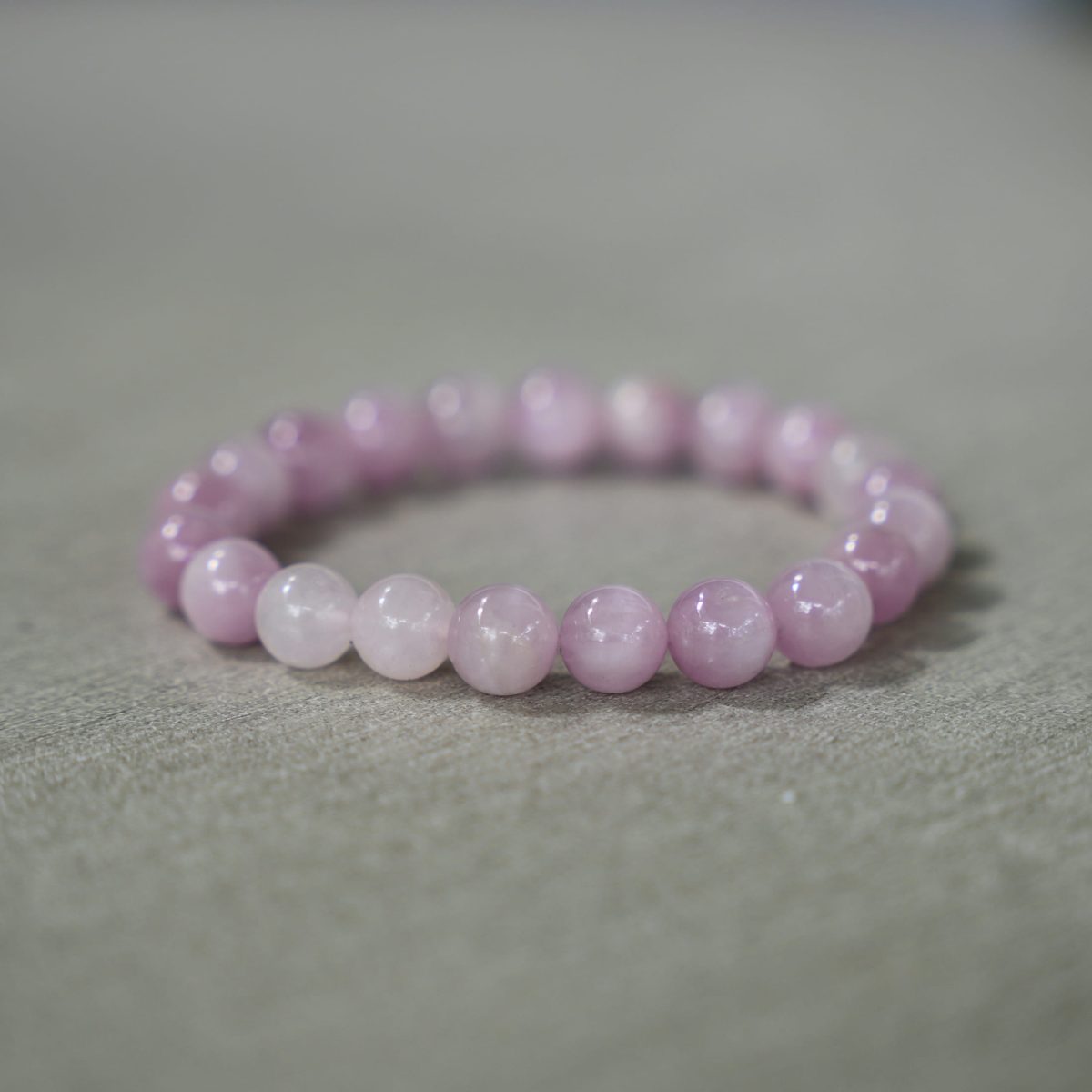 Kunzite Bracelet Kunzite Crystal Bracelet for Balance