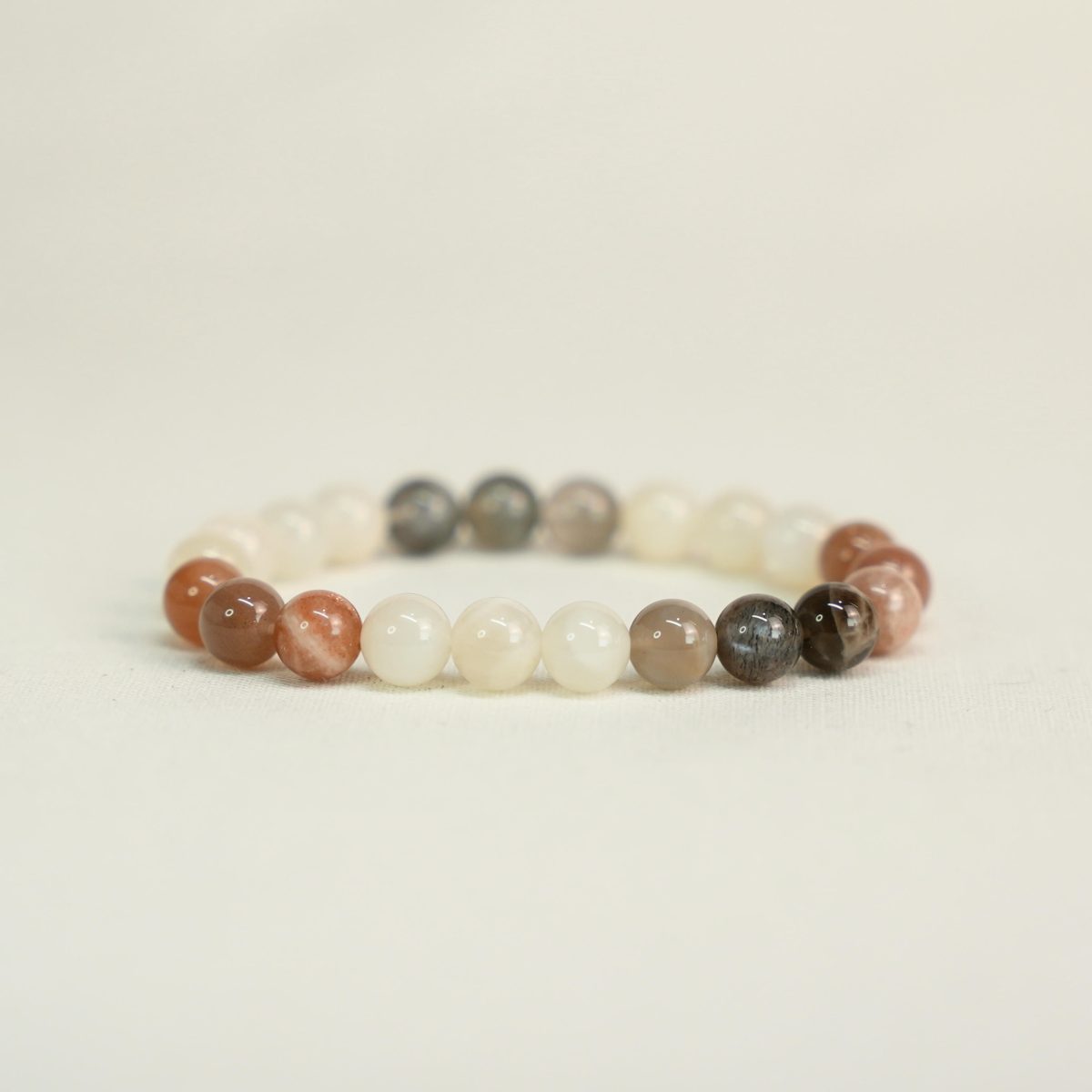 Peach Moonstone Bracelet For Calming