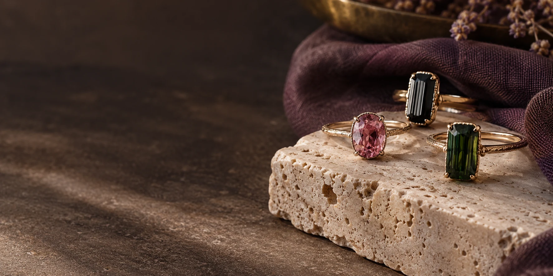 Tourmaline Rings – Black, Pink, Green Tourmaline Rings and more